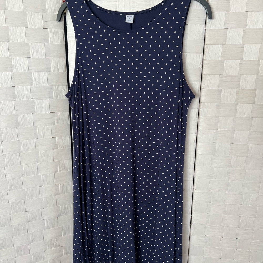 Old Navy Polka Dot Midi Dress